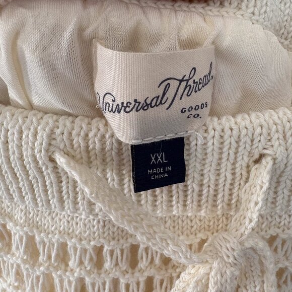 Universal Thread XXL Cream Crochet Knit Maxi Skirt NWT - Picture 6 of 8